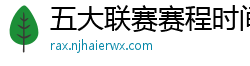 五大联赛赛程时间表2024年